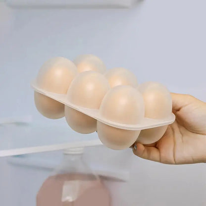 6Grid Egg Storage Box Portable Egg Holder Container for Outdoor Camping Picnic Eggs Box Case Kitchen Organizer Case